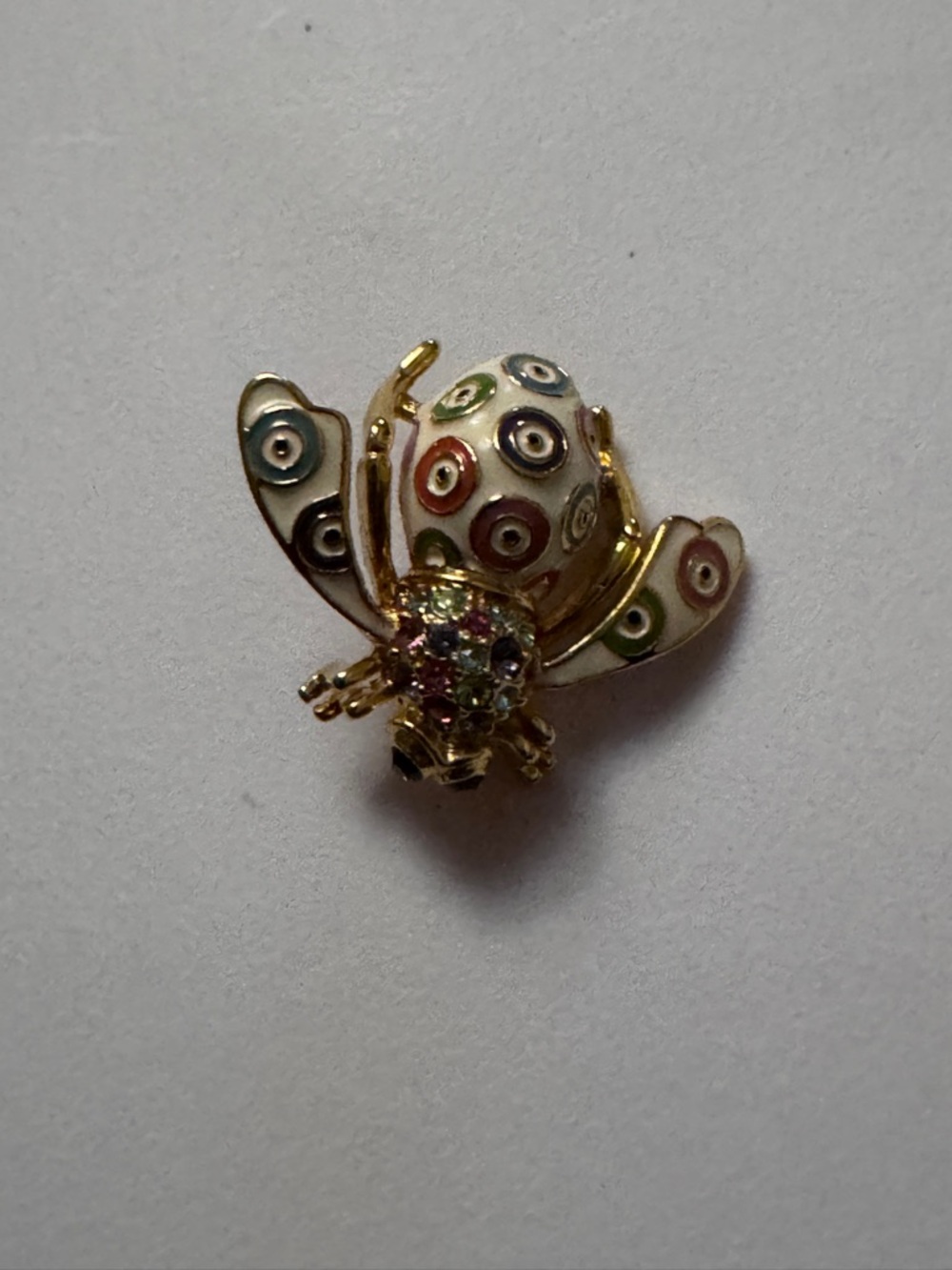 Joan Rivers Greek Evil Eye Bee Pin Brooch - Picture 3 of 7